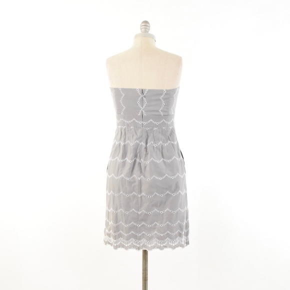 J.Crew Cotton Eyelet Strapless Dress - Picture 6 of 6